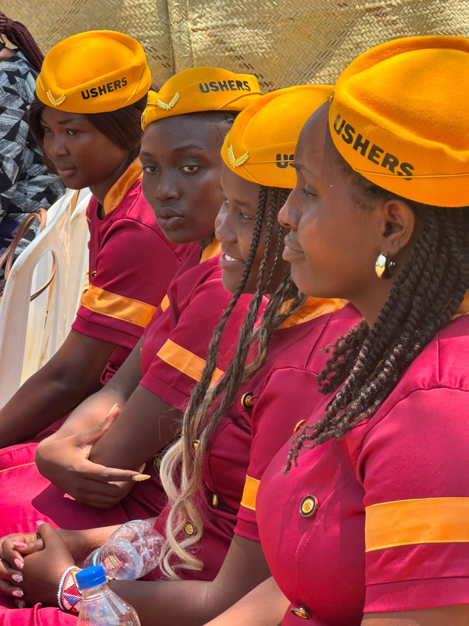 Urban Akuri ushers at event